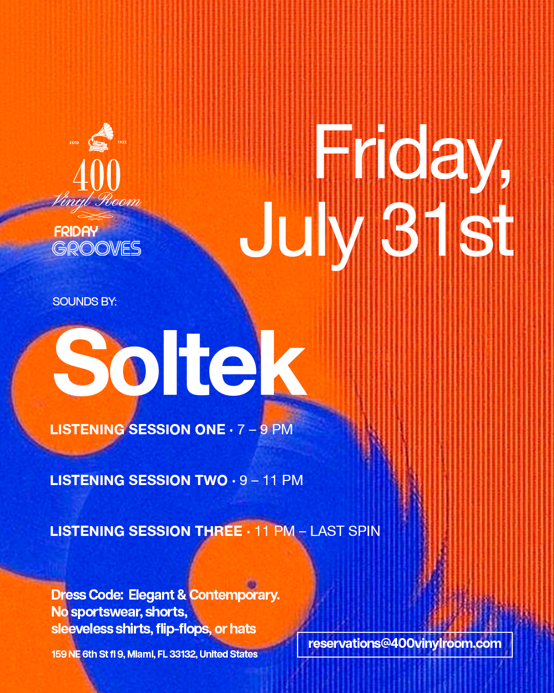 Lineup July 31st post info